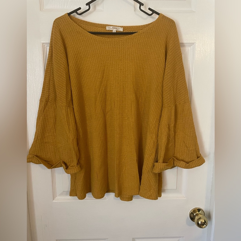 Women’s bell sleeve 3/4 length blouse